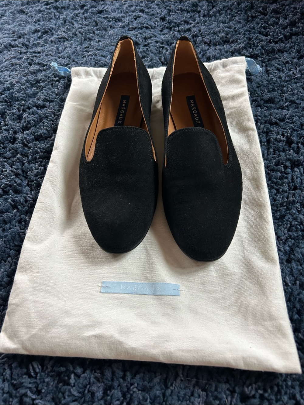 NEW Margaux Black Suede Loafers